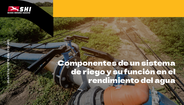 Conoce los componentes de un sistema de riego